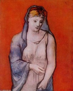 Pablo Picasso - La mujer con velo azul