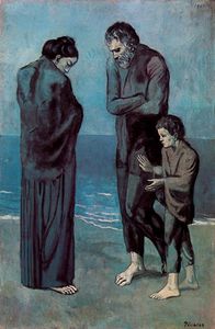 Pablo Picasso - Los pobres a orillas del mar
