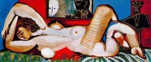 Pablo Picasso - Lying Naked woman 4