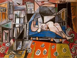 Pablo Picasso - Naked woman in the workshop