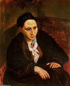 Pablo Picasso - Portrait of Gertrude Stein