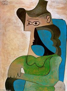 Pablo Picasso - Seated Woman with Hat
