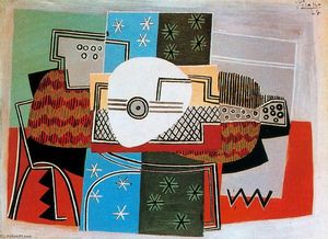 Pablo Picasso - Still life with mandoline