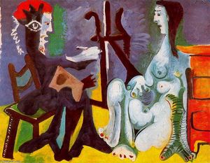 Pablo Picasso - The painter and his model 10