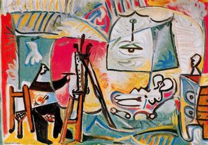 Pablo Picasso - The painter and his model 12