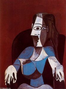 Pablo Picasso - Woman in a black chair