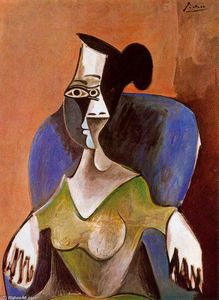 Pablo Picasso - Woman sitting in an armchair