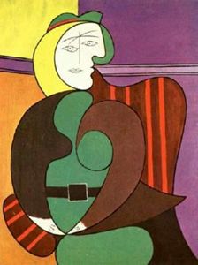 Pablo Picasso - Woman with flower