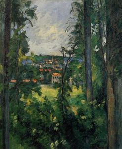 Paul Cezanne - Auvers-sur-Oise, View from Nearby