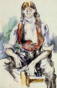 Paul Cezanne - Boy in a Red Vest 2