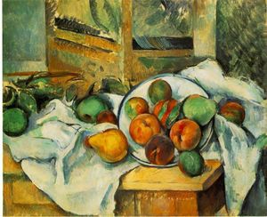 Paul Cezanne - Table, Napkin and Fruit