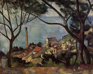 Paul Cezanne - The Sea at l-Estaque