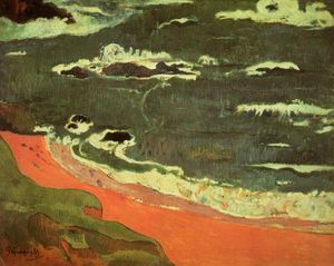 Paul Gauguin - Beach at Le Pouldu