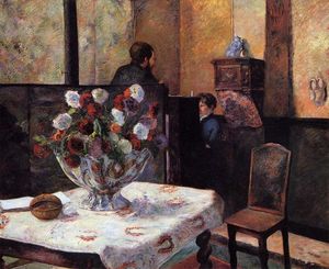 Paul Gauguin - Interior of the Painter-s House, rue Carcel