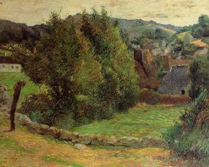 Paul Gauguin - Mount Sainte-Marguerite from near the Presbytery