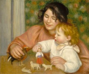 Pierre-Auguste Renoir - Child with Toys - Gabrielle and the Artist-s Son, Jean