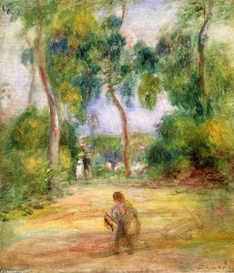 Pierre-Auguste Renoir - Landscape with Figures