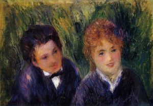 Pierre-Auguste Renoir - Young Man and Young Woman