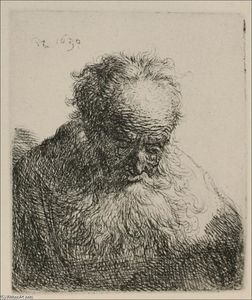 Rembrandt Van Rijn - An Old Man with a Large Beard