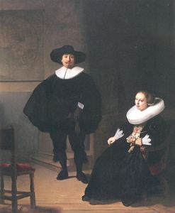 Rembrandt Van Rijn - Portrait of a Couple in an Interior
