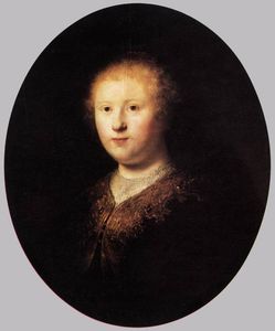 Rembrandt Van Rijn - Portrait of a Young Woman 1