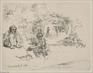 Rembrandt Van Rijn - The Bathers