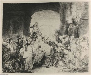 Rembrandt Van Rijn - The Triumph of Mordacai