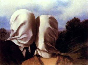 Rene Magritte - The Lovers I