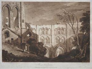 William Turner - Rivaux Abbey, Yorkshire