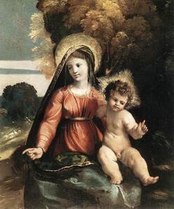 Dosso Dossi (Giovanni Di Niccolò De Luteri) - Madonna and Child
