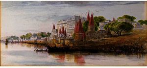 Edward Lear - Benares On The Ganges