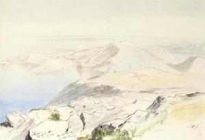 Edward Lear - View From Mount Neritos, Ithaca, Greece