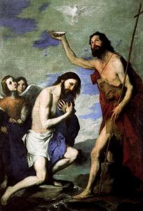 Jusepe De Ribera (Lo Spagnoletto) - The Baptism of Christ