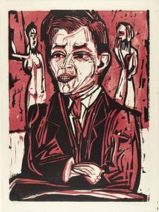 Ernst Ludwig Kirchner - Portrait of Will Grohmann, Large