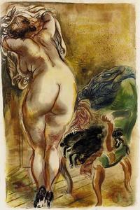George Grosz - Nude from behind 1