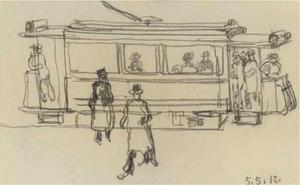 George Grosz - Tram Car