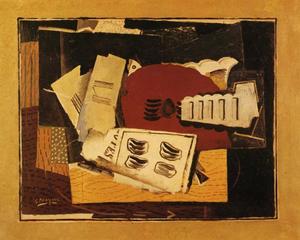 Georges Braque - Guitar and Sheet Music