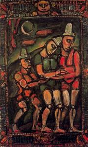 Georges Rouault - The clown hurt