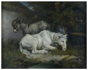 James Ward - Horse and donkey