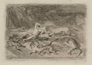 James Ward - Study for `Daniel in the Lion-s Den- 1