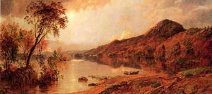 Jasper Francis Cropsey - Autumn by the Lake