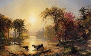 Jasper Francis Cropsey - Autumn in America (aka The Susquehanna River)