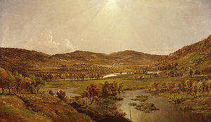 Jasper Francis Cropsey - Sidney Plains with the Union of the Susquehanna and Unadilla Rivers