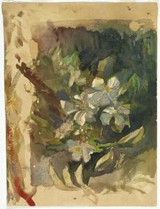 John La Farge - Apple Blossoms in Sunlight