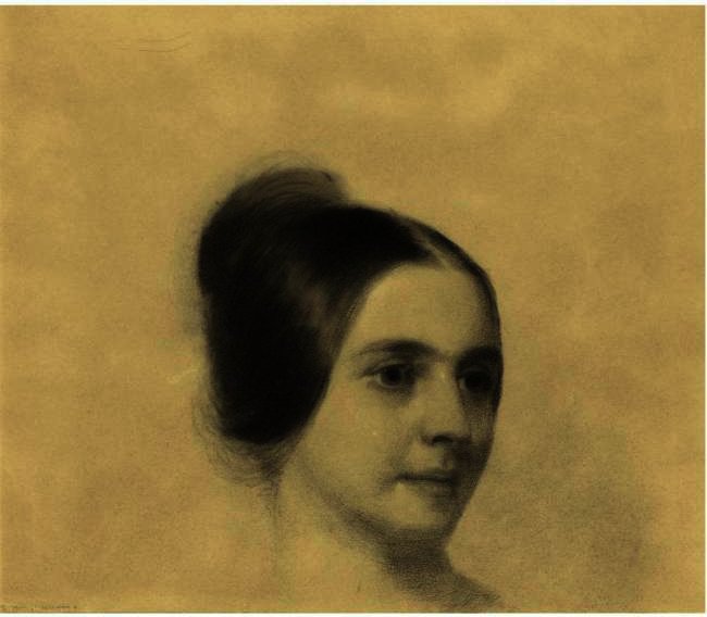  Art Reproductions Head Of A Woman by Jonathan Eastman Johnson (1824-1906, United Kingdom) | ArtsDot.com