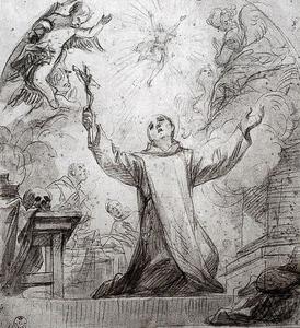 Luca Giordano - Death of St. John of God