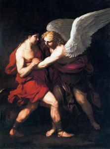 Luca Giordano - Jacob wrestling with the angel