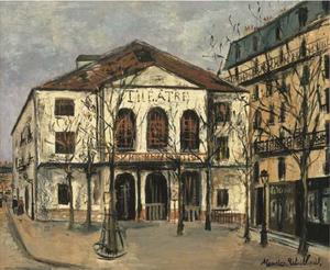 Maurice Utrillo - The theatre