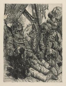 Otto Dix - The War. Seen on the Slope at Cléry-sur-Somme