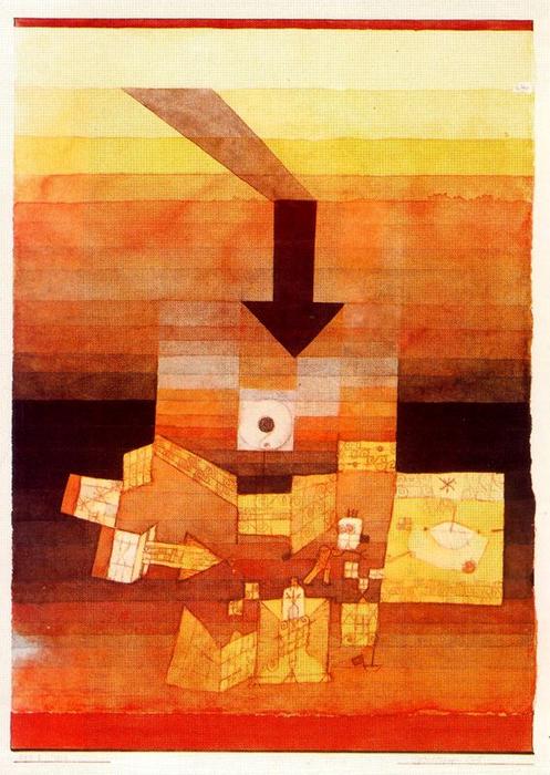  Art Reproductions Affected site by Paul Klee (1879-1940, Switzerland) | ArtsDot.com
